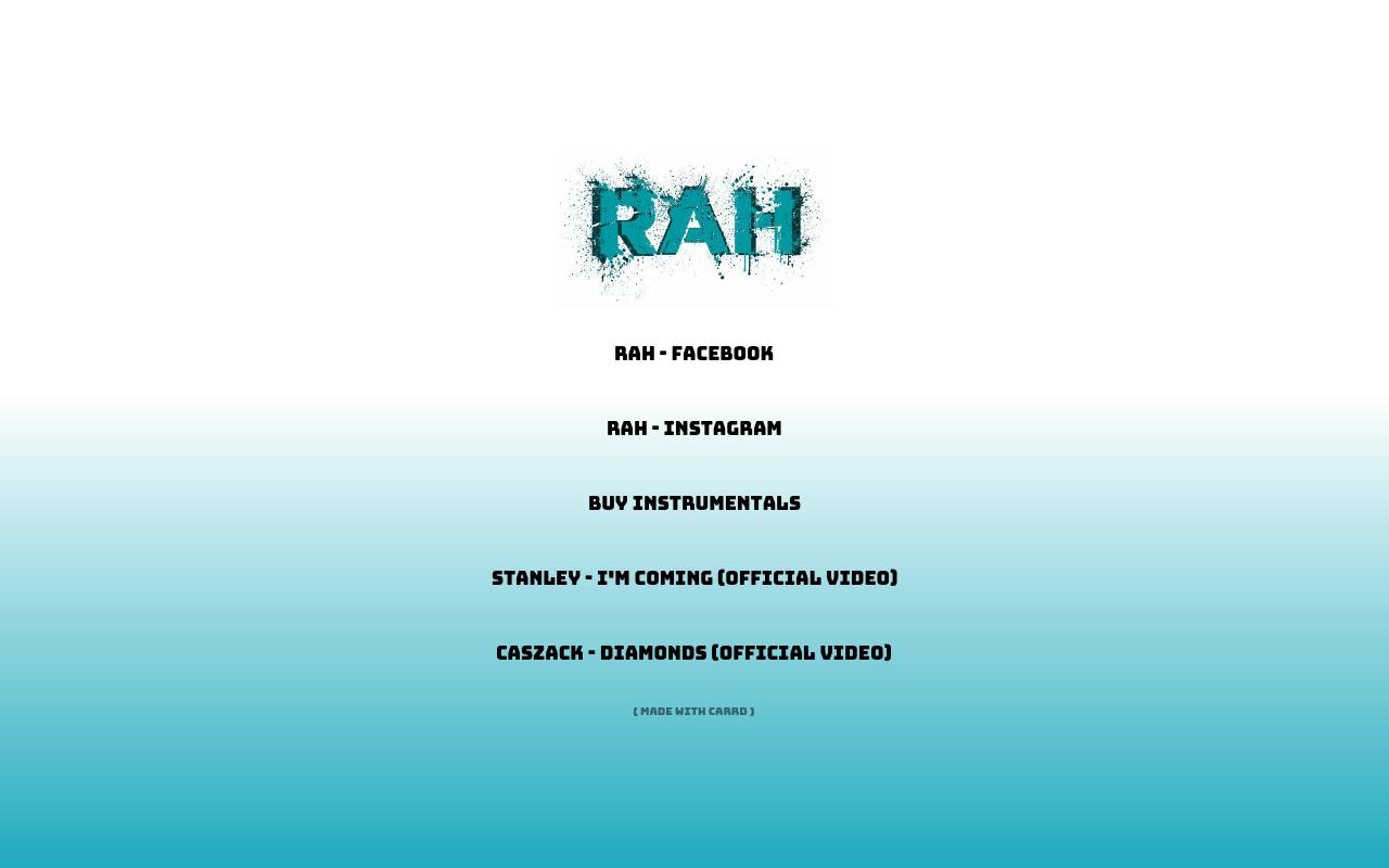 Carrd profile picture for @rah